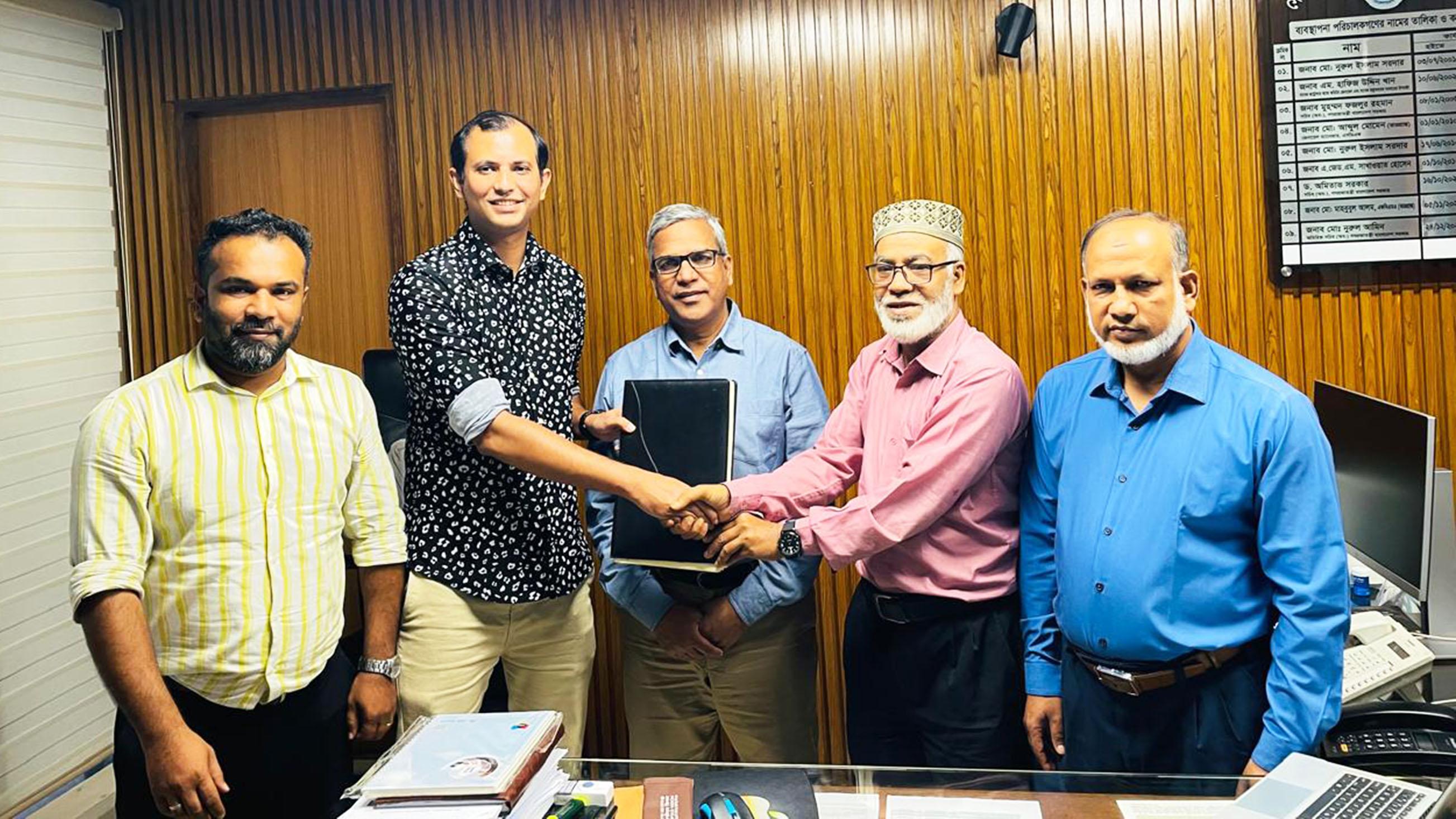 বি-স্ট্রং প্রকল্পের আওতায় ডিজিটাল ফিঙ্গারপ্রিন্ট মেশিন স্থাপনের লক্ষ্যে এসডিএফ ও শেলী ইন্টারন্যাশনালের মধ্যে চুক্তি স্বাক্ষর